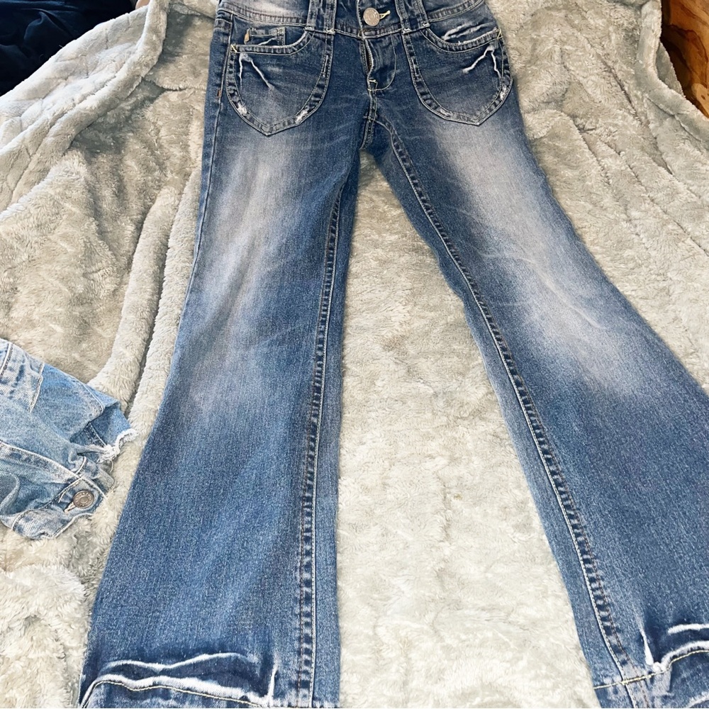 UNIONBAY Women's Straight Leg Blue Jeans